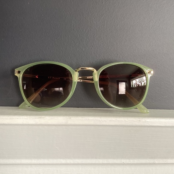 Mint Green Castro Sunglasses - Picture 2 of 9